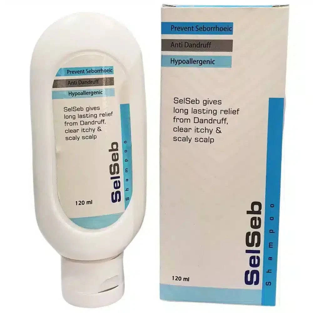 Selseb shampoo relief for dandruff, seborrheic, hypoallergenic 120 ml