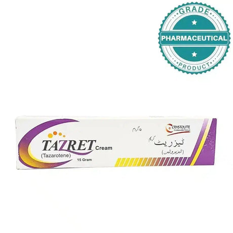 TAZRET CREAM (TAZAROTENE) 15g - dermatologists.pk