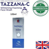 TAZZANA-C FOAMING FACE WASH DEEP CLEANSING SKIN LIGHTENING HYPOALLERGENIC 120ML - dermatologists.pk