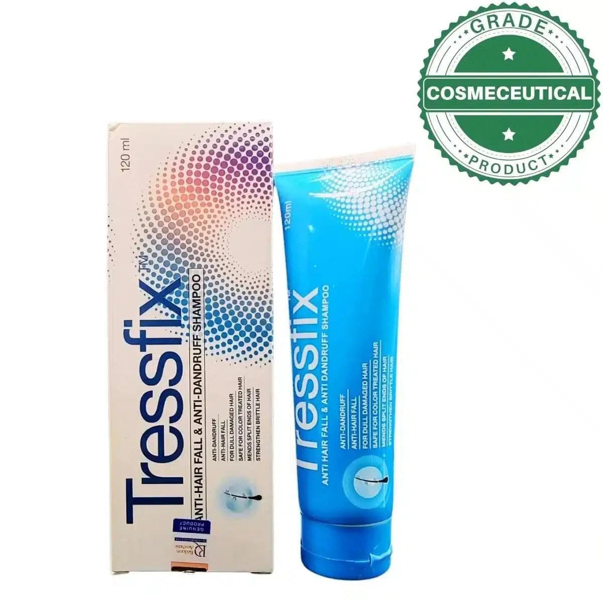 TRESSFIX ANTI-HAIR FALL AND ANTI-DANDRUFF SHAMPOO 120ml