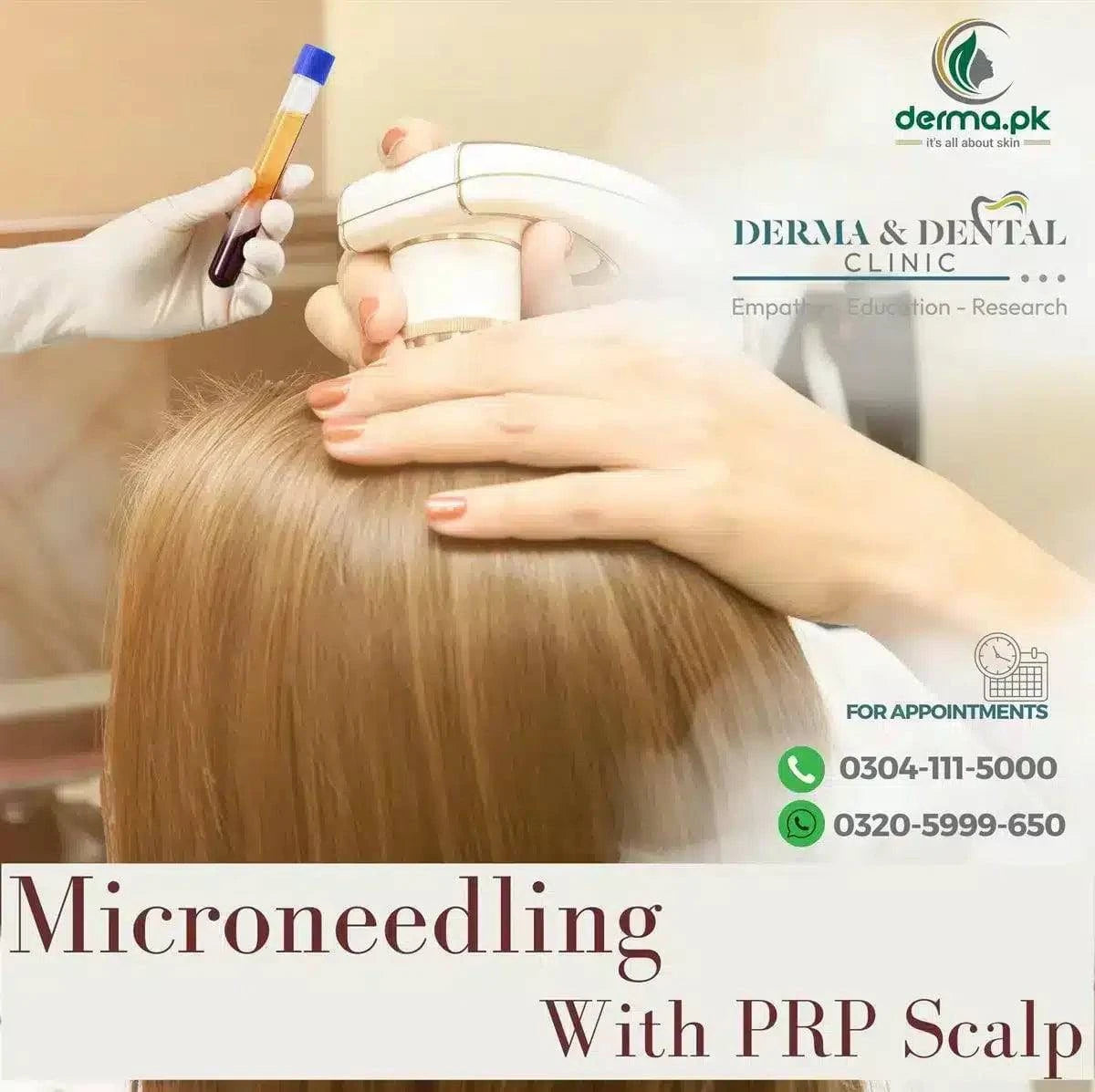 The Science of Microneedling with PRP for Scalp Health - dermatologists.pk