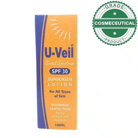 U-VEIL BROAD SPECTRUM SPF 30 SUNSCREEN LOTION 100ml - dermatologists.pk