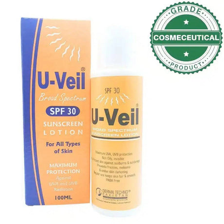 U-VEIL BROAD SPECTRUM SPF 30 SUNSCREEN LOTION 100ml