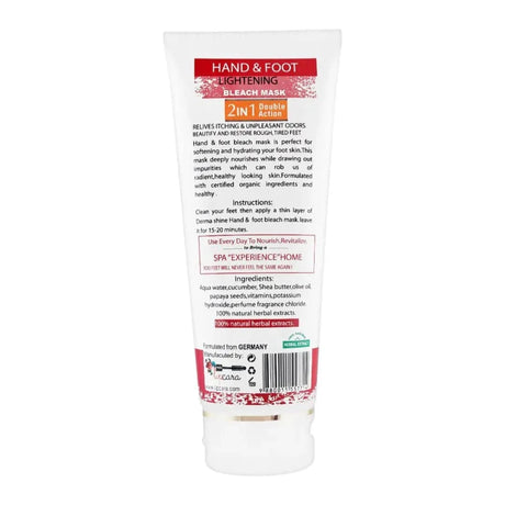 derma shine bleach mask