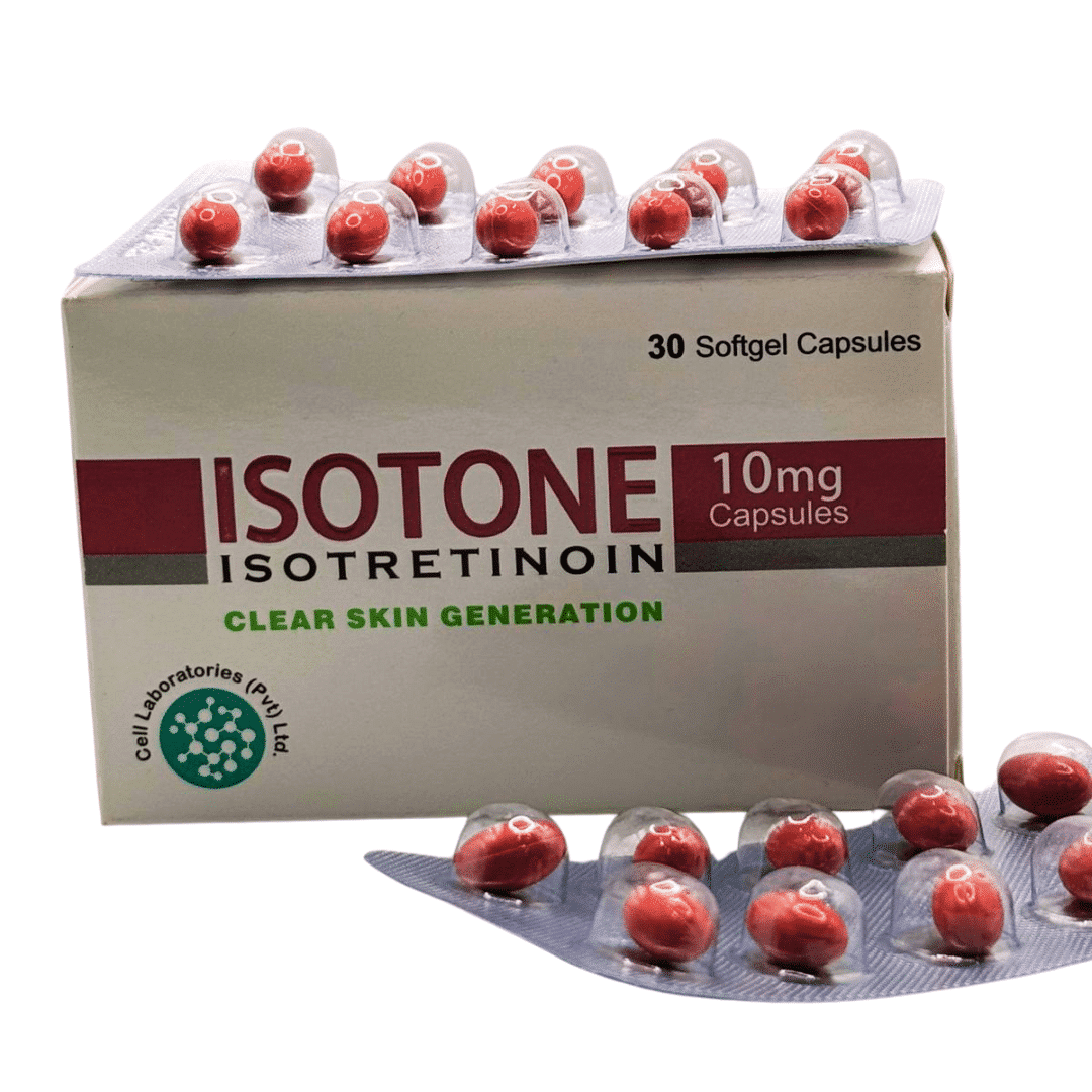 Cell Laboratories Isotone 10mg Isotretinoin Capsules