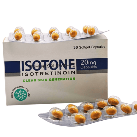 Cell Laboratories Isotone 20mg Isotretinoin