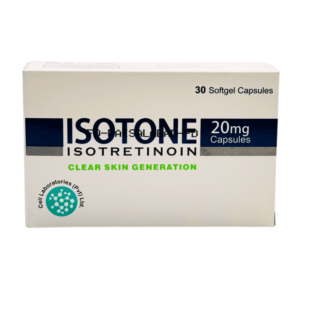 Cell Laboratories Isotone 20mg Isotretinoin