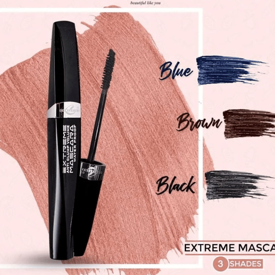 Christine Water Proof Quick Dry Extreme Mascara - Brown