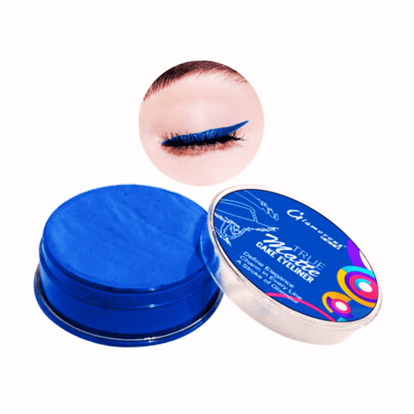 Glamorous Face Cake Eyeliner - Electric Blue