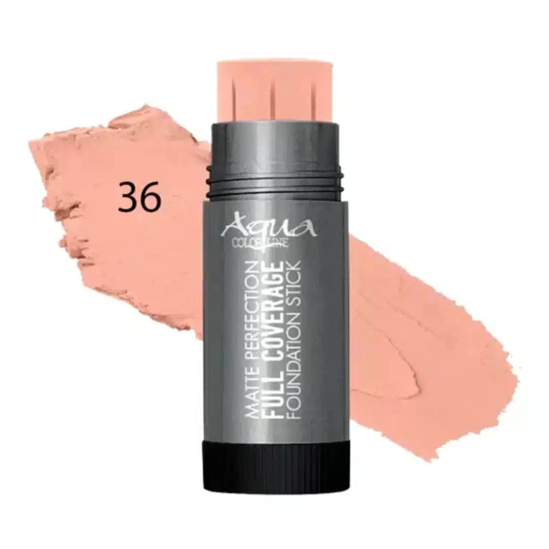 Aqua Color Line Matte Perfection Full Coverage Foundation Stick (Shade-36)