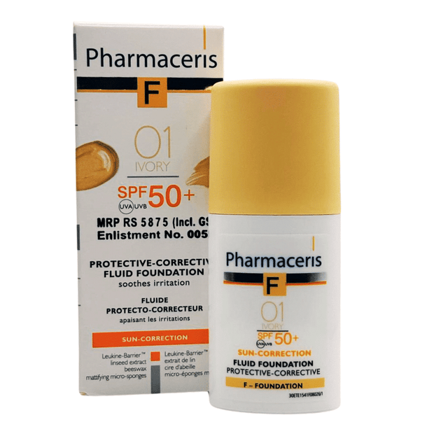 PHARMACERIS Sun Protect Mineral Foundation Ivory 1