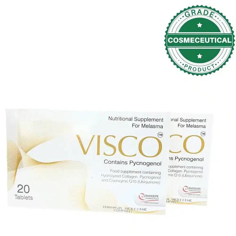 VISCO NUTRITIONAL SUPPLEMENTS FOR MELASMA 20 TABLETS - dermatologists.pk