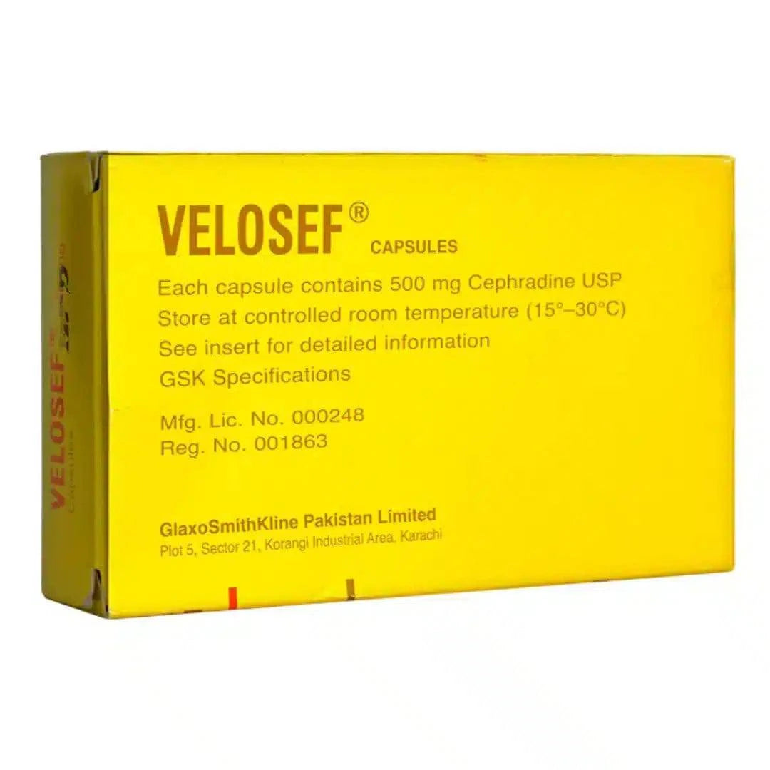 Velosef Capsules 500Mg