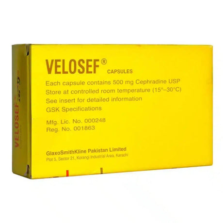 Velosef Capsules 500Mg