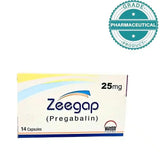 ZEEGAP CAPSULE (PREGABALIN) 14 CAPSULES PER PACK 25mg - dermatologists.pk