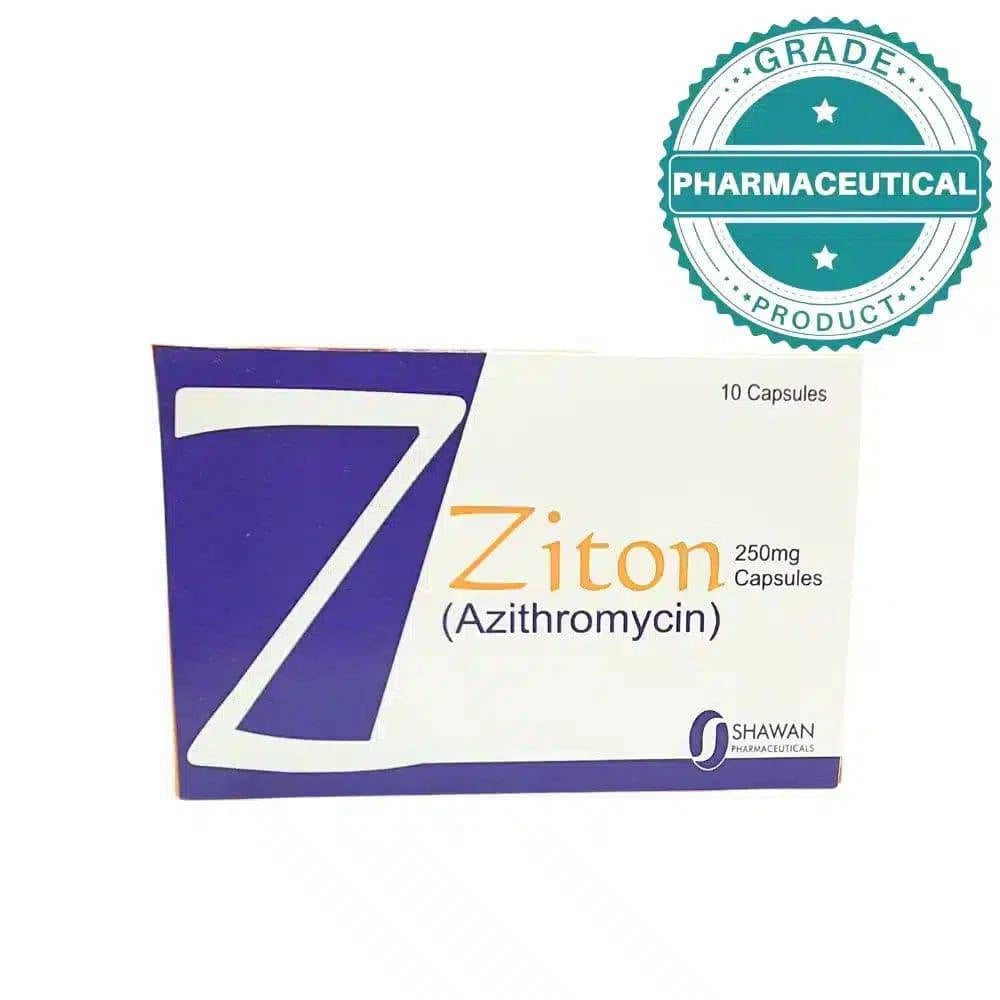 ZITON CAPSULE 250mg | PACK OF 10 CAPSULES - dermatologists.pk