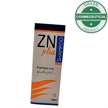 ZN PLUS SHAMPOO FOR HEAD LICE 100ml - dermatologists.pk