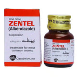 Zentel 10Ml Suspension 100Mg5Ml