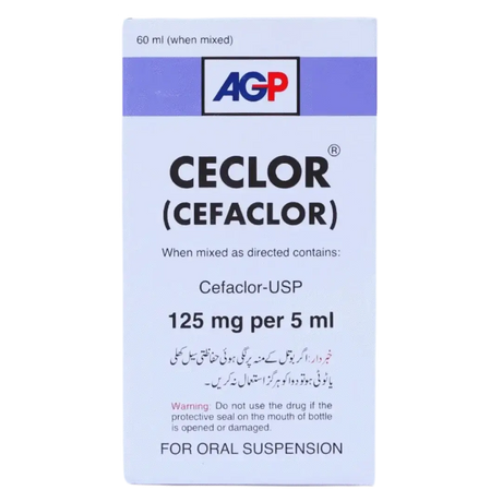 Ceclor 60Ml Suspension 125Mg/5Ml