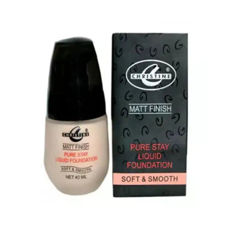 Christine Liquid Foundation Matte Finish Natural 01