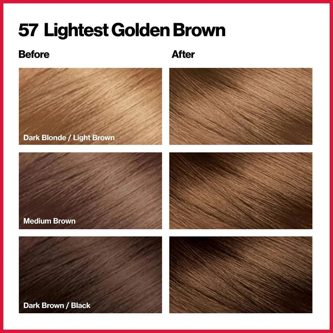 revlon lightest golden brown 57