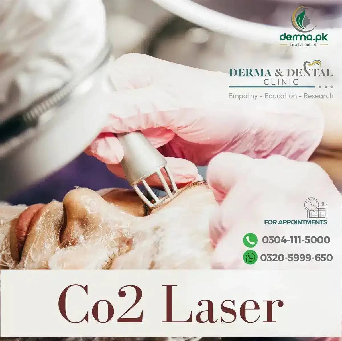 Co2 laser skin treatment 