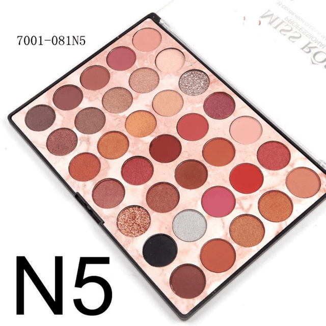 MISS ROSE 35 COLOR HIGH GLOSS & MATTE EYESHADOW PALETTE 081N5