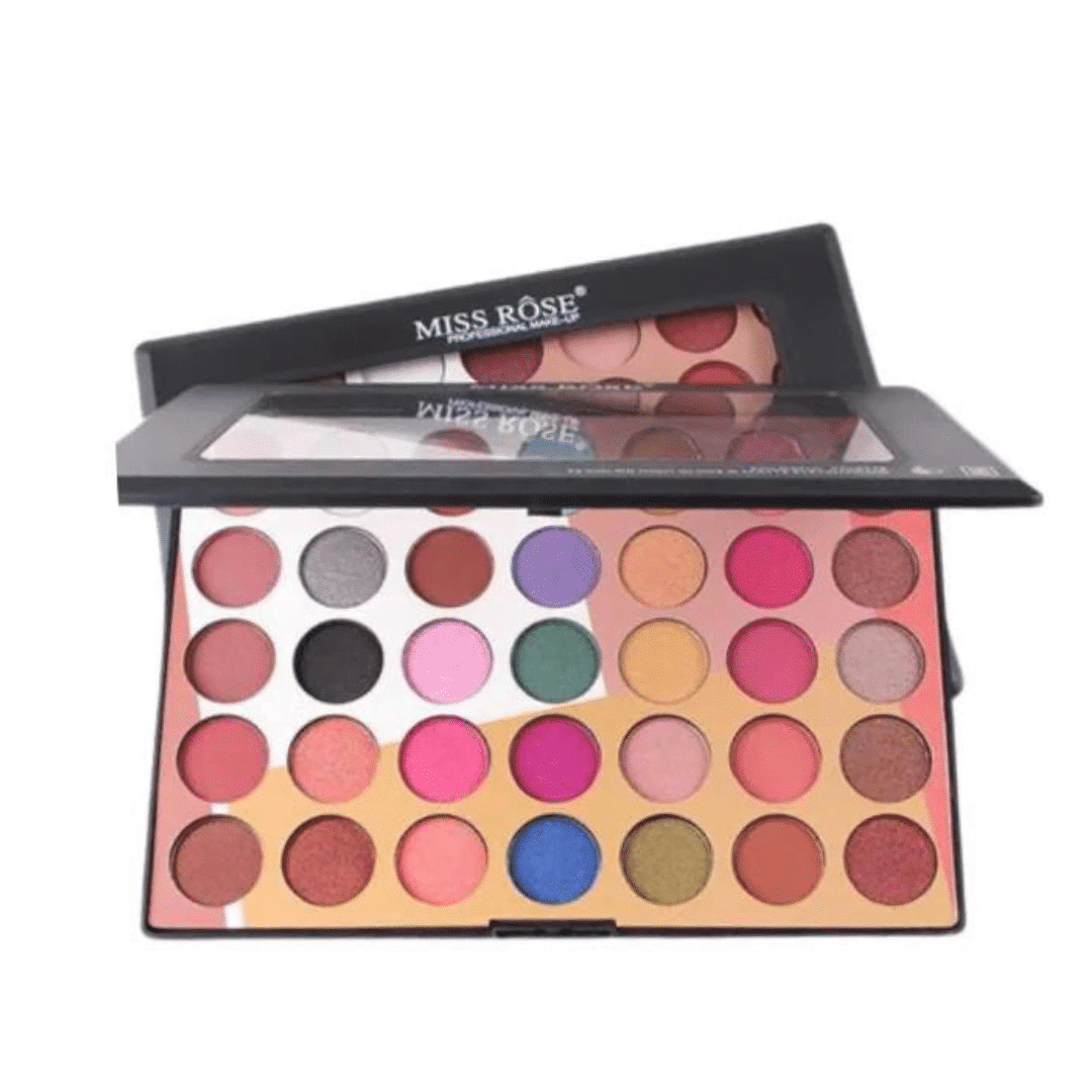 MISS ROSE 35 COLOR HIGH GLOSS & MATTE EYESHADOW PALETTE 021N2