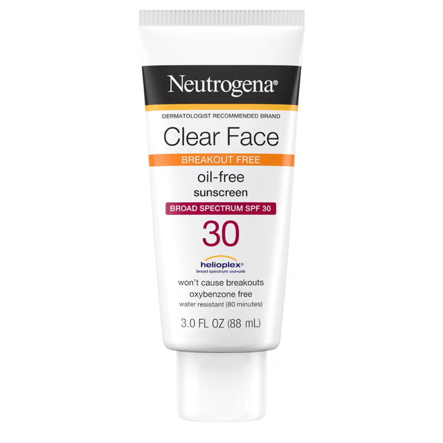 NEUTROGENA CLEAR FACE OIL-FREE SUNSCREEN SPF 30 88ml