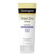 NEUTROGENA SHEER ZINC FACIAL MINERAL SUNSCREEN SPF 50 (59ml)