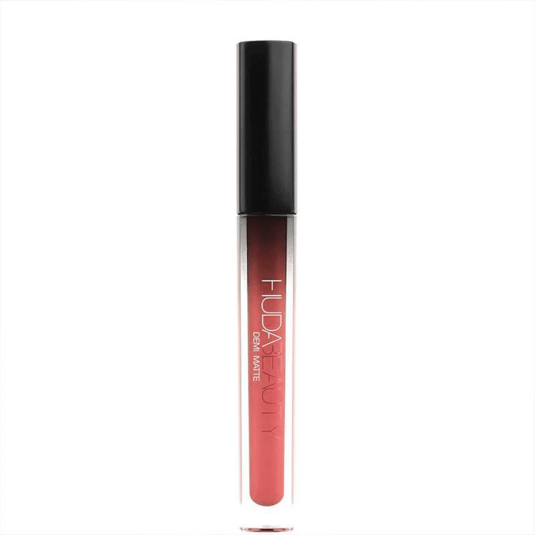 HUDA BEAUTY DEMI MATTE LIQUID LIPSTICK IN MOGUL - 3.6 Ml