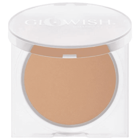 HUDA BEAUTY GLOWISH LUMINOUS PRESSED POWDER IN SHADE 04 LIGHT MEDIUM 10g