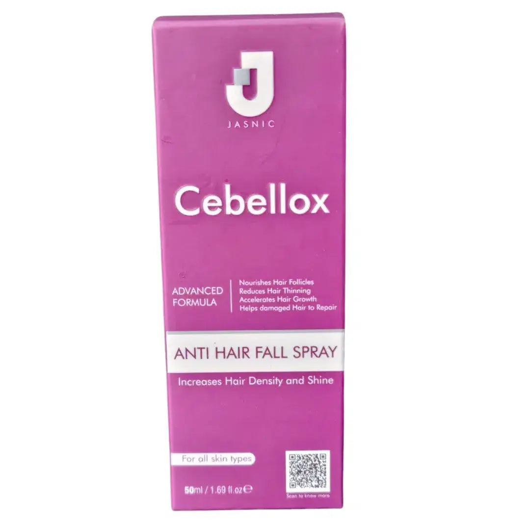 Jasnic Cebellox Anti-Hair Fall Spray 50ml - - dermatologists.pk