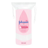 JOHNSONS PURE COTTON MAKE UP PADS 50