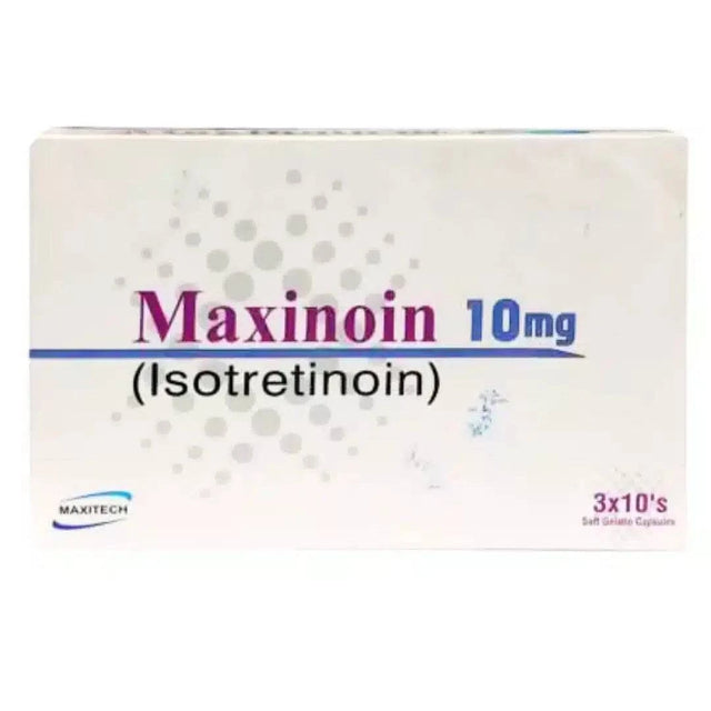 Maxinoin Capsules – Isotretinoin 10mg