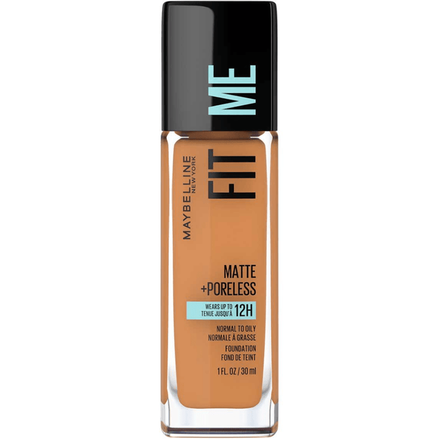 FIT ME MATTE PORELESS FOUNDATION BY MAYBELLINE FOR NORMAL TO OILY SKIN IN THE SHADE 118 30ml