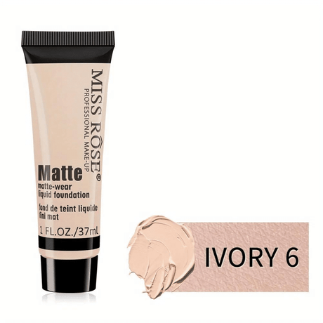 MISS ROSE MATTE WEAR LIQUID FOUNDATION IN FAIR 37ml