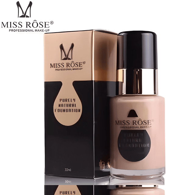 MISS ROSE PROFESSIONAL NATURAL FOUNDATION IN IVORY6 - 30ml