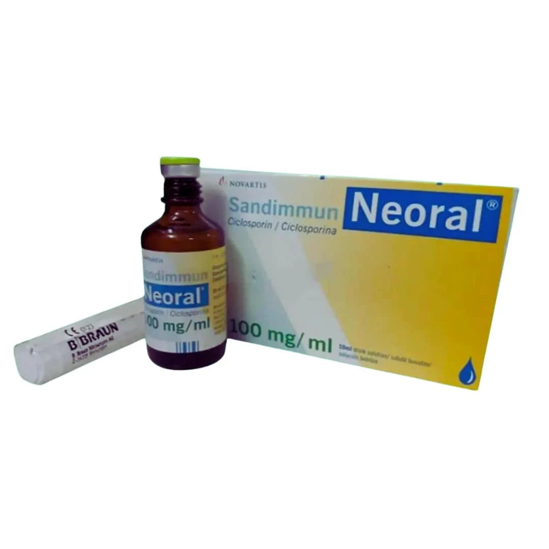 Sandimmun Neoral 50ml Oral Solution 100mg/ml (Cyclosporin) - Immunosuppressant - derma.pk