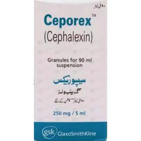 Ceporex 90ml Suspension 250Mg/5Ml