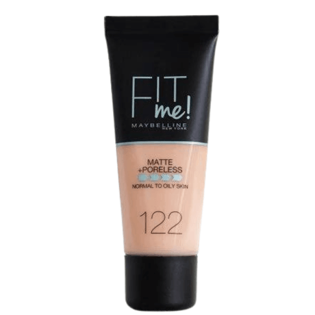 fit me matte foundation 122 
