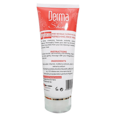 derma shine face wash