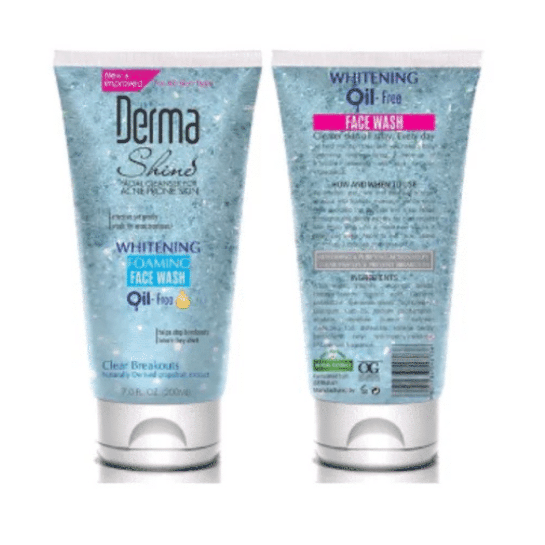 derma shine oil free face wash