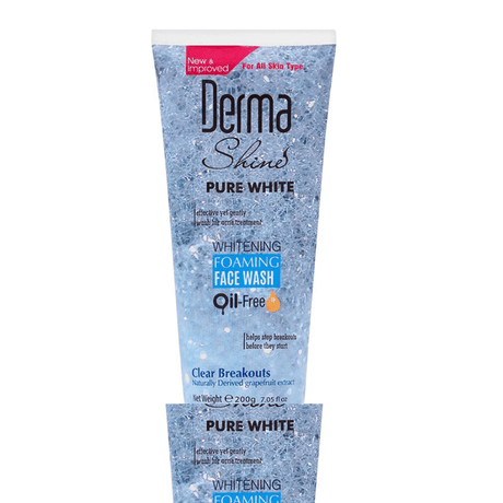 derma shine oil free face wash