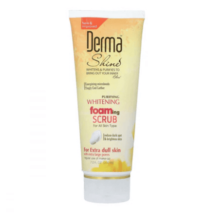 derma shine foaming scrub