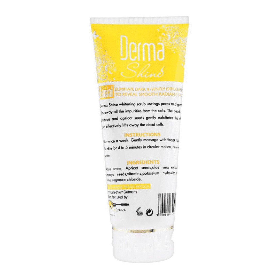 derma shine brightening scrub