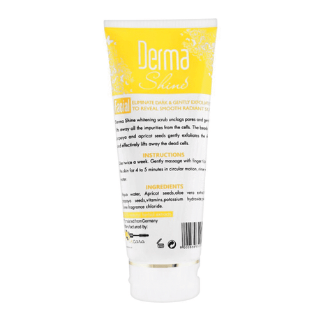 derma shine brightening scrub