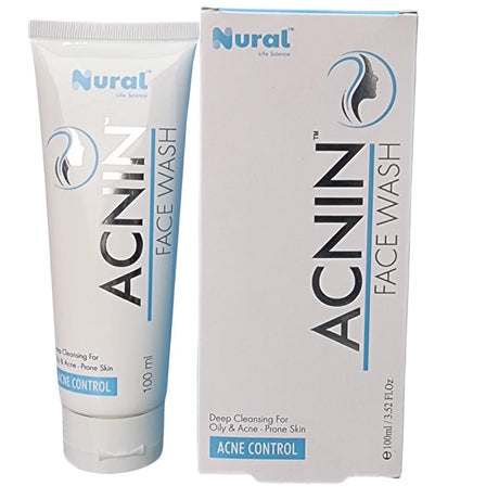 Nural life science acnin face wash .